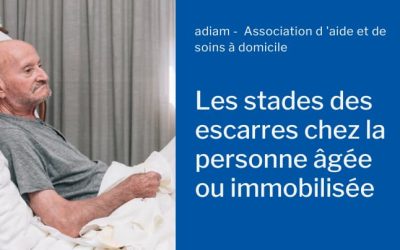 Stades des escarres (photo) chez la personne âgée ou immobilisée