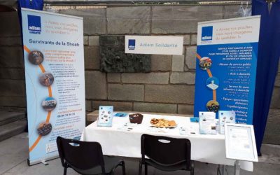 L&rsquo;adiam solidarité était présente au Forum des aides dédiées aux survivants de la Shoah