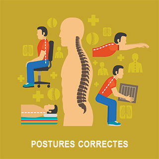 Bonne posture ostéoporose