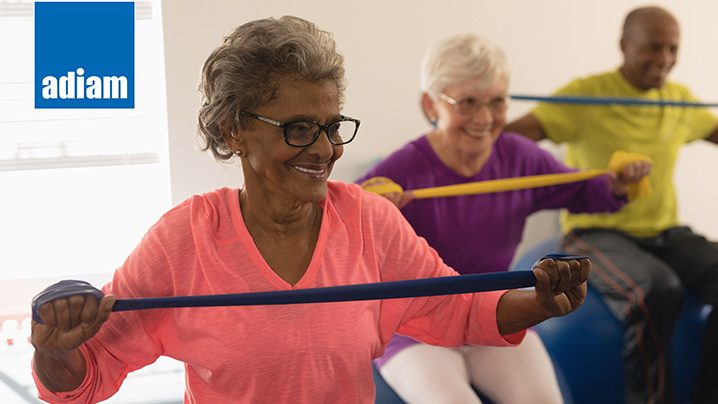 gym douce personne âgée