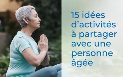 Activités avec une personne âgée : 15 idées pour se maintenir en forme