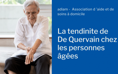 La tendinite de De Quervain chez les personnes âgées