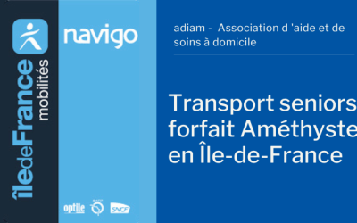 Transport seniors : profitez du forfait Améthyste en Île-de-France